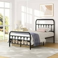 thumbnail image 7 of Walsunny Twin Size Metal Platform Bed Frame with Headboard and Footboard, No Box Spring Needed, Easy Assembly Anti-Slip Support, Storage Space Under the Bed, 7 of 7