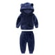 thumbnail image 2 of Conjunto de 2 piezas de para bebé recién nacido, , bolsillo, con capucha, pantalones, ropa para niños 4-5T, 2 of 9