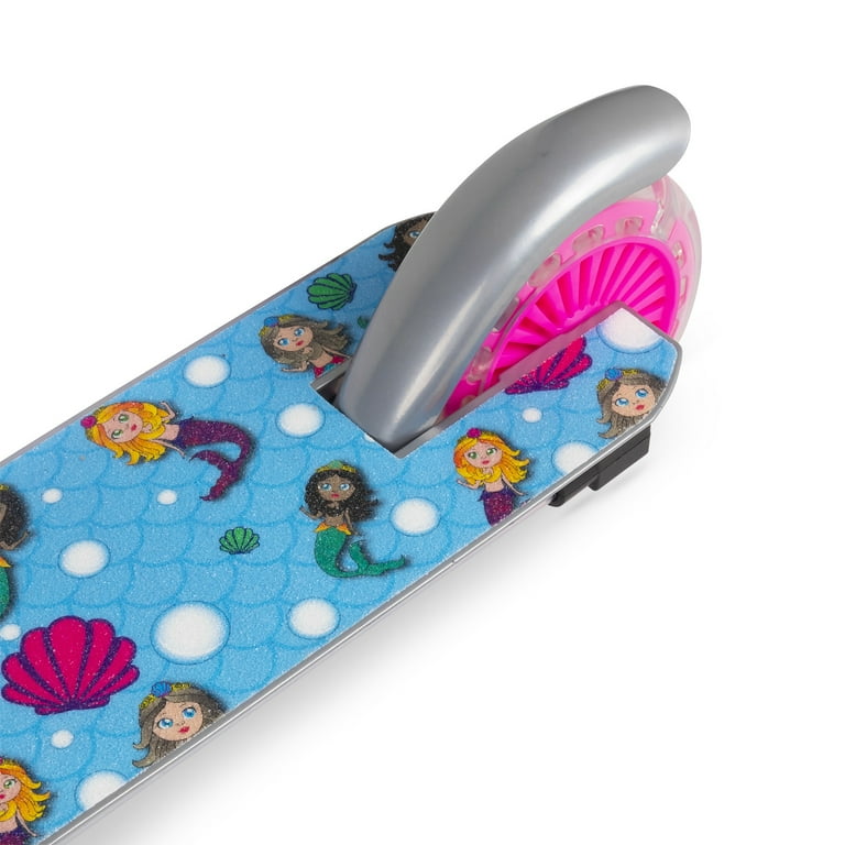 Ozbozz: Flashing Scooter - Mermaid - Light-Up Wheels & Deck