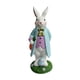 thumbnail image 3 of Figura de conejito de Pascua, decoración de Pascua, artesanía, adorno coleccionable, centro de mesa Señor Conejo, 3 of 9