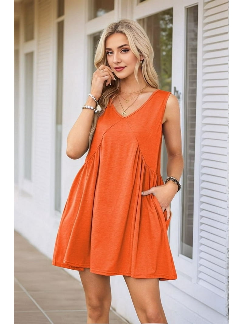 fitted lace wedding dress Orange Red Satin Midi Dress – Gabi Swimwear main image 1
