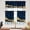 04dark Blue Marble, variant on Dark Blue Marble Kitchen Curtains Tiers and Valances Set 3 Piece for Windows Golden Marble Kitchen Window Curtains Set,Indigo Luxury Marble Valances for Living Room(36" Tiers Set)