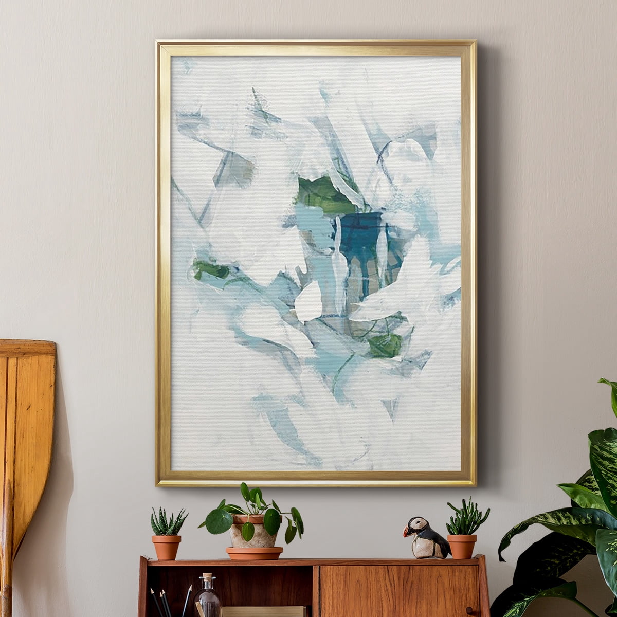Ice Cavern III Premium Framed Print, in Gold, Black, or Silver - Ready to Hang