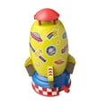 thumbnail image 4 of Rocket Sprinkler Toy Rociador Juguetes Juegos 360 degree Juguetes de agua giratorios Juguete de elevación de presión de agua para fiesta Regalo de cumpleañ amarillo Hugo Juguetes para rociadores al aire libre, 4 of 10