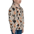 thumbnail image 3 of Lsque Funny Chicken Patten Youth Hoodie Sweatshirt Pullover with Kangaroo Pocket Boys and Girls Hoodie Warm Hoodie for Kids-X-Large, 3 of 6