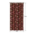 thumbnail image 5 of Red Christmas Santa Pattern Shower Curtain 36"x72" ,Bathroom Decorative Shower Curtains Set with 12 Hooks,Modern Waterproof Washable Shower Curtain, 5 of 6