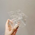 thumbnail image 3 of Visland Coin Bank Transparent Visible Easy to Use Kids Building Block Design Money Saving Box for Gifts, 3 of 6