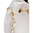 thumbnail image 3 of Women's PU Leather Flower Drawstring Bucket Bag Crossbody Bag Shoulder Bag Purse, 3 of 5