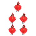 thumbnail image 3 of Bewildely Unisex Halloween Cosplay Fiestas Y Fiestas Temáticas Disfraz De Halloween Niños Accesorios De Halloween Rojo Type2 NO2, 3 of 6