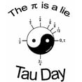 thumbnail image 3 of CafePress - Tau Day White T Shirt - Men's Classic Cotton T-Shirts, 3 of 3