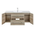 thumbnail image 4 of Cutler Kitchen and Bath Kato 48" Wood/Cultured Marble Bathroom Vanity in Oak, 4 of 5