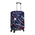 thumbnail image 3 of Fotbe Red White Blue Fireworks 1 Luggage Cover Protector,Suitcase Protector,Scratch and Dirt Resistant,Fits 18-32 Inch Luggage-Small, 3 of 9