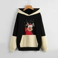 thumbnail image 2 of Graphic Hoodies for Women Women's Fashion Casual Christmas Printed Long Sleeve Blouse Pocket Pullover Tops Hoodies Ropa De Mujer, 2 of 5