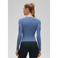 thumbnail image 3 of CRZ YOGA Softembrace Long Sleeve Shirts for Women Casual Tops Soft Basic T-Shirts, 3 of 7