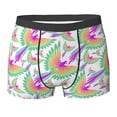 thumbnail image 6 of Men's Boxer Briefs, Colorful Flying Parrot Cute Soft Comfy Mens Underwear Boxer Briefs Breathable With Widen Waist, 6 of 7