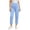 #04 Light Blue 【Mix, Match & Rotate: Stock Up on Daily Colors】, variant on Women's Soft Blend Stretchy Yoga Pants, Mid Elastic Waist Slim Fit, Pockets, Casual Lounge Athletic Gym Fitness, Trousers for Women | UKHCCC,Army Green L
