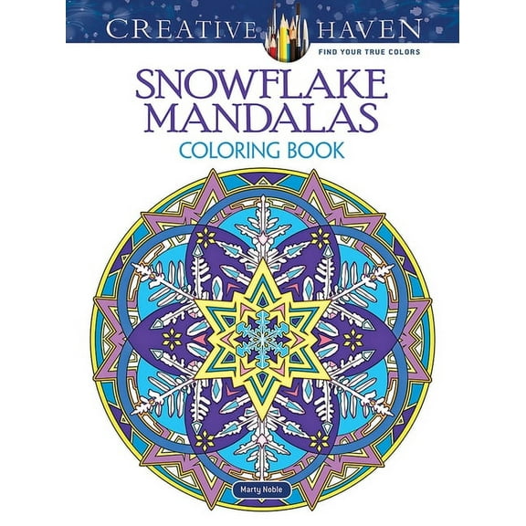 Creative Haven Snowflake Mandalas Coloring Book
