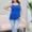 Blue, variant on Fnooota Plus Size Tank Tops for Women, Casual Sleeveless Solid Color 2025 Summer Undershirts Pink Size 5XL