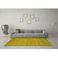 thumbnail image 3 of Ahgly Company Indoor Rectangle Abstract Yellow Contemporary Area Rugs, 6' x 9', 3 of 4