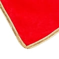 thumbnail image 3 of Falda Juvale para árbol de Navidad Color Rojo Liso con Ribete Dorado 107 cm, 3 of 6
