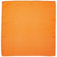 thumbnail image 4 of LA Linen 10-Pack Cloth Napkins, Washable Reusable Polyester Poplin Table Napkins, 18 by 18-Inch, Orange, 4 of 5