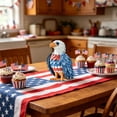 thumbnail image 3 of Nkmbld 4th of July Tabletop Ornaments Patriotic Eagle Figurine Tiered Tray Decor for Independence Day Tabletop Centerpieces Home Kitchen Office Desk Shelf, 3 of 8