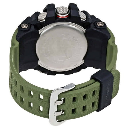 Casio - Men's G-Shock Mudmaster Twin-Sensor Analog-Digital 55mm Watch - Green