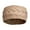 Beige, variant on Womens Winter Headbands Fuzzy Cable Knit Ear Warmer Thick Warm Crochet Head Wrap Gifts Pink