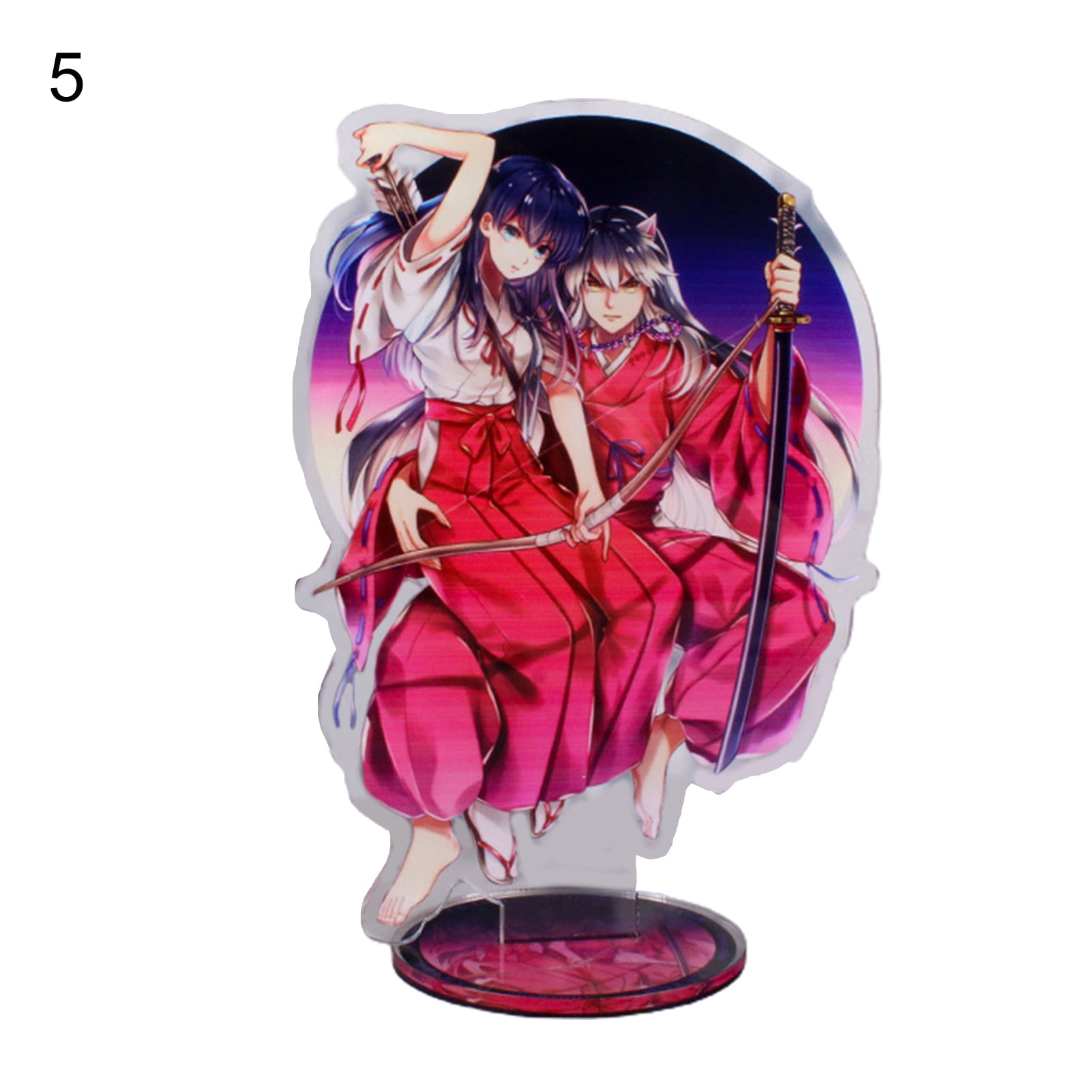 Wanwan Inuyasha Acrylic Standing Anti-crack Exquisite Craftmanship Smallest Detail Anime Collection Inuyasha Stand Figure for Decor Wanwan Inuyasha Acrylic Standing Anti-crack Exquisite Craftmanship Smallest Detail Anime Collection Inuyasha Stand Figure for Decor