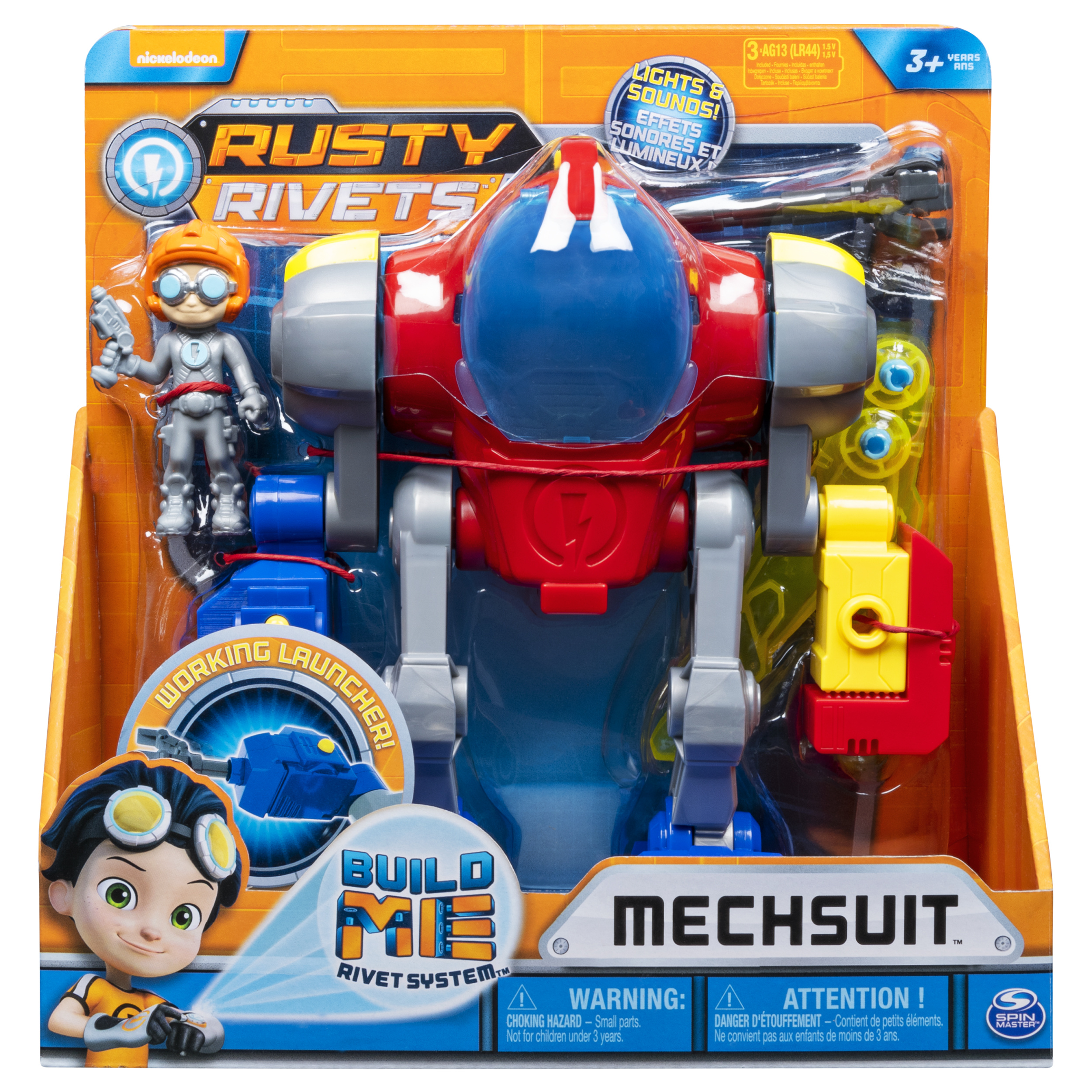 Rusty Rivets, Mechsuit, Snap'n Build Construction with Lights, Sounds, and Rusty Figure, for Ages 3 and up - image 2 of 8