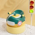 thumbnail image 1 of Orinal para aprender a ir al baño PP engrosado Diseño separado Fácil de limpiar Orinal portátil Cojín de PU Respaldo curvado Asiento para aprender a ir al baño ANGGREK Otros, 1 of 8