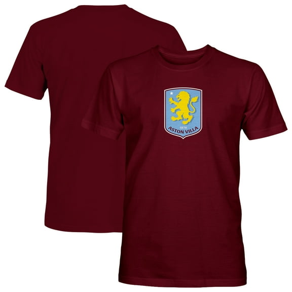 Men's 1863FC Maroon Aston Villa Color Badge T-Shirt