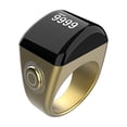 thumbnail image 1 of Mistaha Luxury Ceramic Smart Ring with Bluetooth Connectivity and Prayer Reminders, OLED Display, and Large Capacity Battery - Gold 18mm, 1 of 6