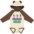 thumbnail image 3 of Inktastic Mardi Gras Fleur De Lis Trio Boys or Girls Long Sleeve Baby Bodysuit, 3 of 5