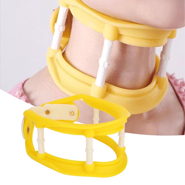 Neck Support Brace, Neck Traction Stretcher Adjustable Silicone Relieve Neck Stiff For Home