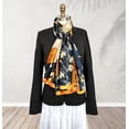thumbnail image 3 of Wrapables Silk Like Satin Polyester Large Scarf Wrap, Blossoms in a Vase, 3 of 6
