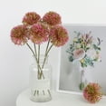thumbnail image 5 of Plastic Simulation Dandelions - Realistic Faux Flowers for Home Decor, Gardening, and Office Arrangement - Maintenance-Free, Green Floral Branches - 11.42 x 7.09 in, Set of 6, 5 of 6