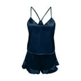 thumbnail image 6 of Pajamas for Women Set Two Piece Camisole Pajamas Cami Shorts Set Lounge Sets Comfy Sets for Women Clothing, 6 of 7