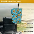 thumbnail image 3 of Yuyamidu Sunflower RV Electric Tongue Jack Cover, UV Resistant Tongue Trailer RV Jack Protective Head Cover Weatherproof RV Electric Tongue Jack Cover, Blue, 3 of 7