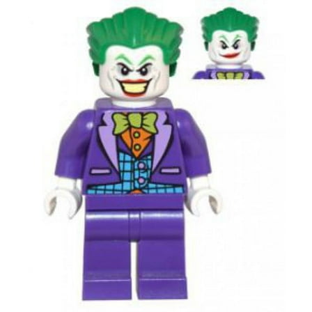 LEGO DC Batman II The Joker Minifigure [Blue Vest, Dual Sided Head] [No Packaging]