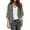 Army Green, variant on Holzkary Women's Lightweight Floral Print Cardigan Open Front Long Sleeve Casual Fall Winter Cardigan Boho Flowy Coat Women's Printed Three Quarter Sleeve Loose Blouse Cardigan Shirt Top Army Green L