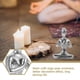 thumbnail image 3 of Resin Desktop Thinker Statue for Office Home Cafés Silver Abstract Decorative Figurines Home Supply 1Set, 3 of 4