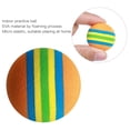 thumbnail image 4 of Balle 50 Pcs EVA Légère Résistante à l'Usure Pratique Intérieure Rayée Balle de Golf en Mousse Colorée Jouet de Divertissement pour Chat, 4 of 7