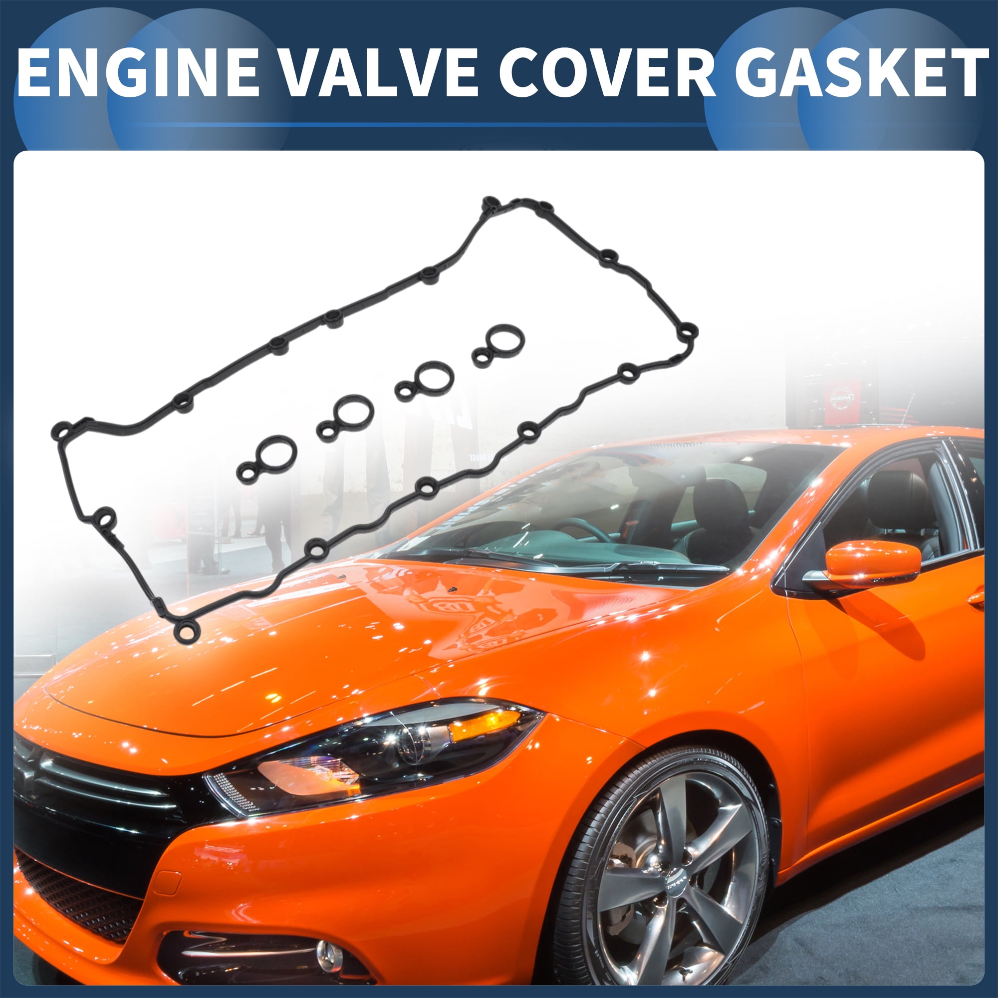 Unique Bargains Durable Valve Cover Gasket Set Compatible with Dodge Dart Models