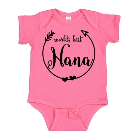

Inktastic World s Best Nana Gift Baby Girl Bodysuit