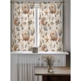 thumbnail image 4 of Seashell Coastal Curtains 54 Inch Length, Sheer Curtains for Bedroom Living Room Window Summer Beach Ocean Starfish Burlap Rod Pocket Voile Drapes Kitchen Curtains Small Half Window 42"x54" 2 Panels, 4 of 6