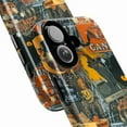 thumbnail image 2 of Classic Retro Halloween Phone Case, Trick or Treat Pumpkin Black Cat iPhone Cover for iPhone 16 15 14 13 12 11 Pro Max Plus Mini, 2 of 6