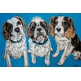 thumbnail image 2 of Vitaletti, Carolee 32x23 Gold Ornate Wood Framed with Double Matting Museum Art Print Titled - King Charles Family, 2 of 4