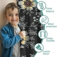 thumbnail image 3 of Blackout Kids Curtains,Boho Bohemia Flower Childrens Insulated Curtains Set Of 2,Bedroom Essentials,Toddler Room Decor 42"x63"(106x160cm), 3 of 4