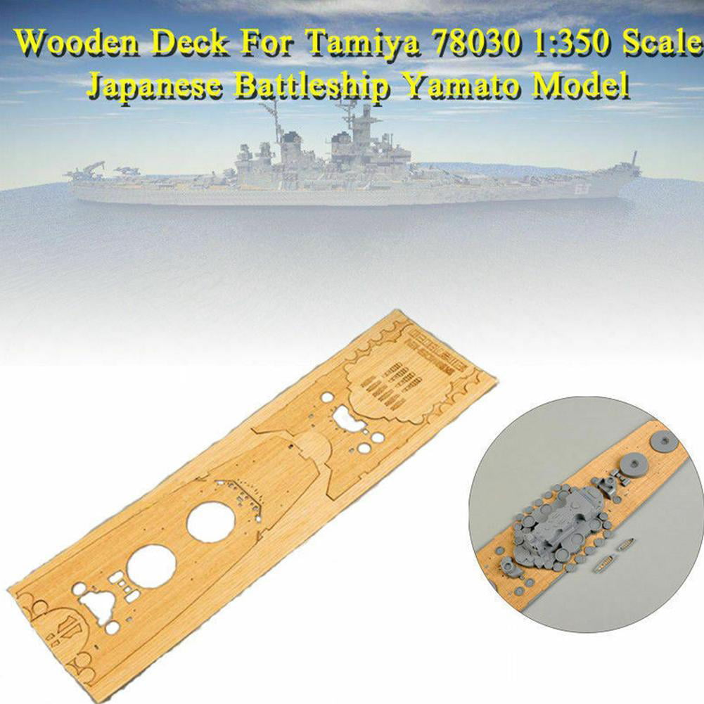 Details about   Wooden Deck for Tamiya 78030 1:350 Scale Japanese  Yamato Model